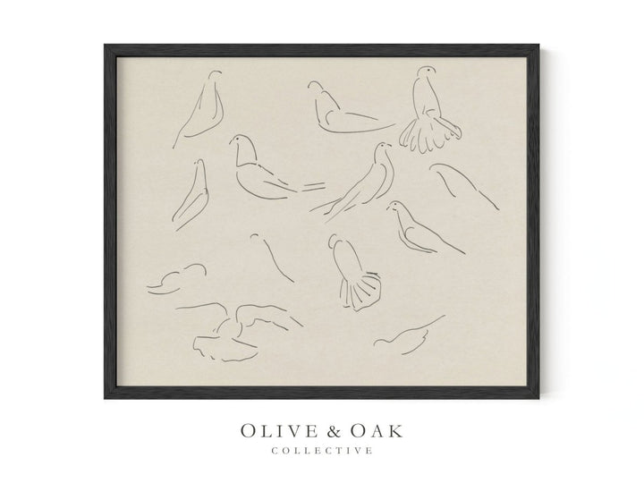 115. DOVE STUDY - Olive & Oak Collective