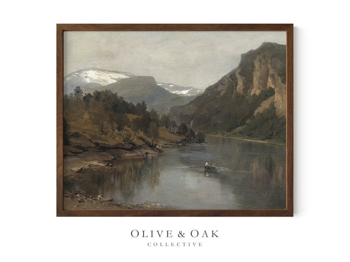 161. ROWING ON THE FJORD - Olive & Oak Collective