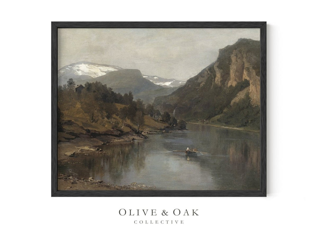 161. ROWING ON THE FJORD - Olive & Oak Collective