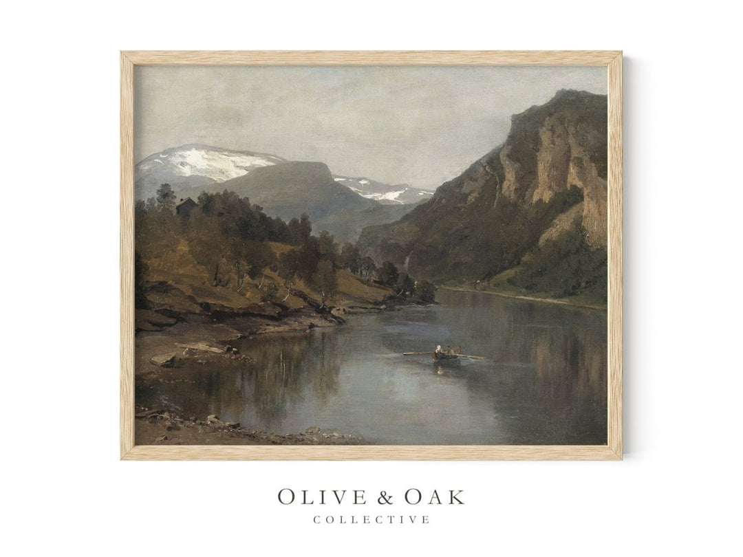 161. ROWING ON THE FJORD - Olive & Oak Collective