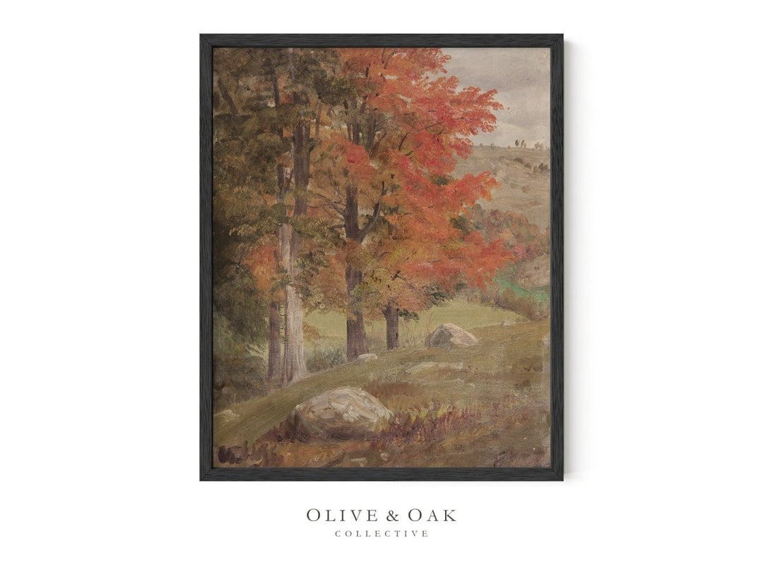 263. RED LEAVES - Olive & Oak Collective