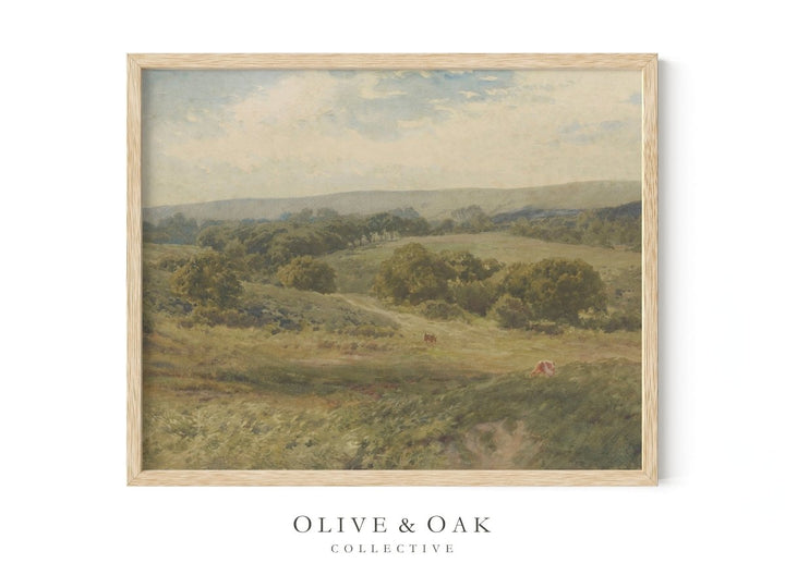 311. PASTURE WATERCOLOR - Olive & Oak Collective