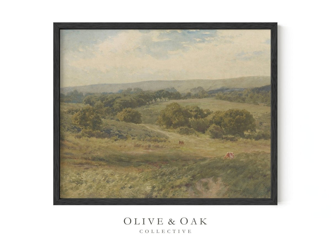 311. PASTURE WATERCOLOR - Olive & Oak Collective