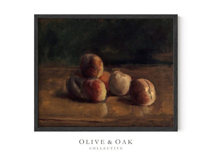 376. PEACH STILL LIFE - Olive & Oak Collective