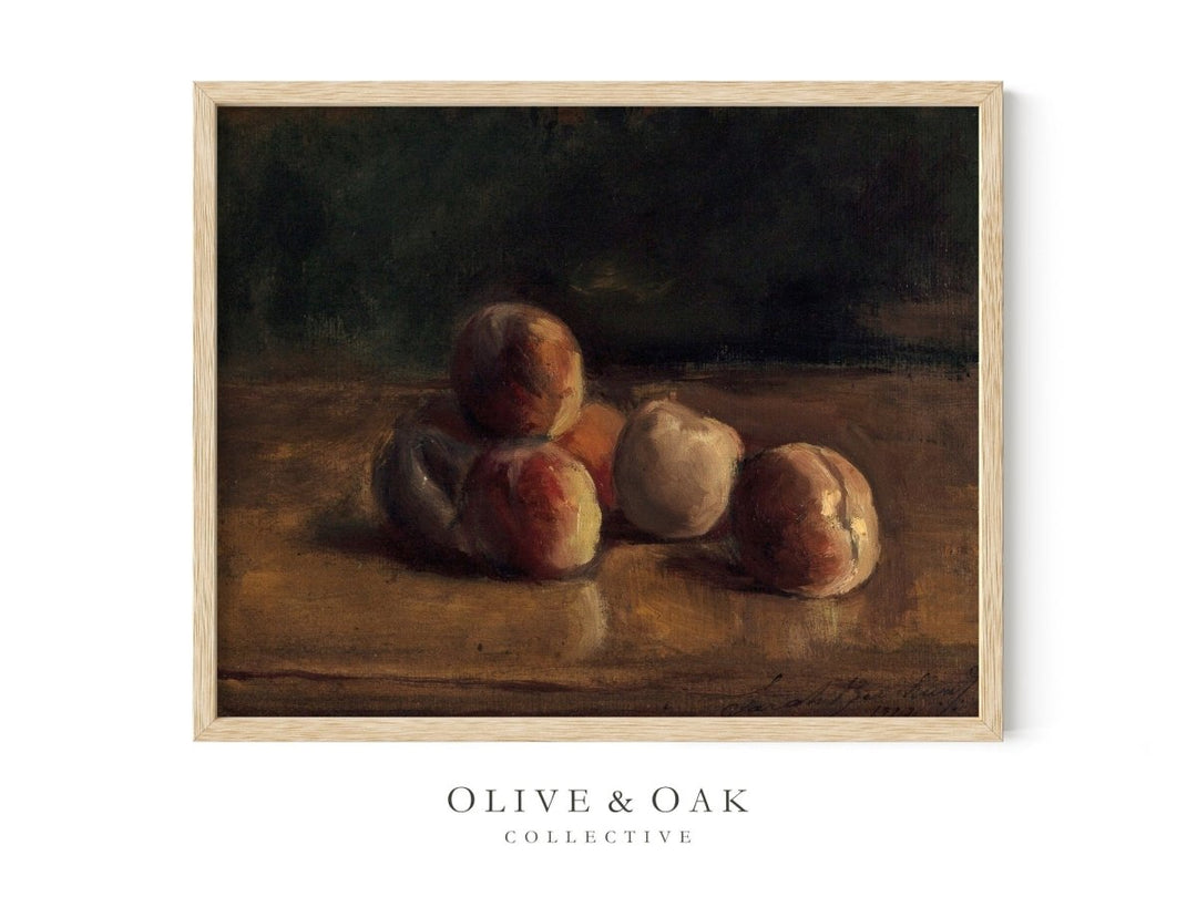 376. PEACH STILL LIFE - Olive & Oak Collective