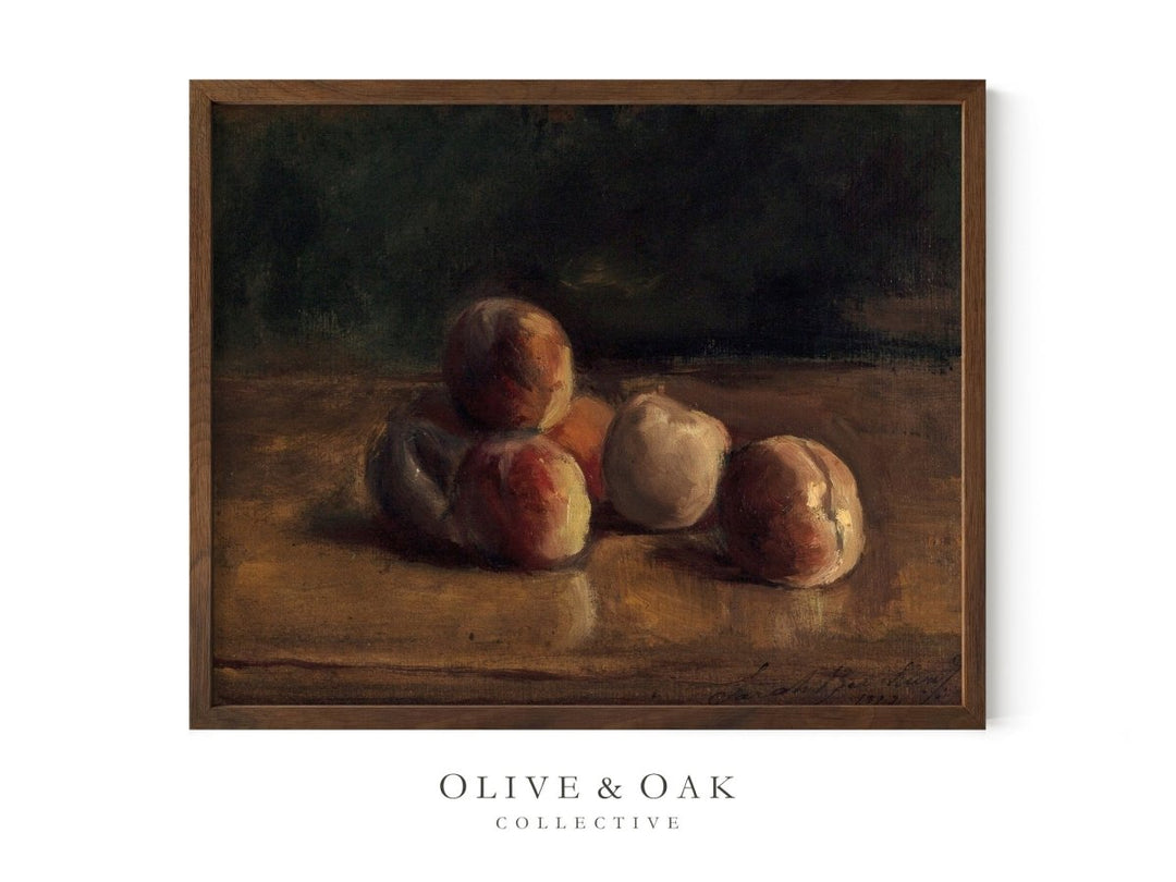 376. PEACH STILL LIFE - Olive & Oak Collective